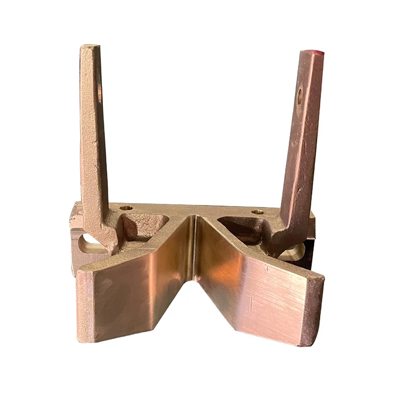 Conductive Elongated Tembaga V Kursi Sand Casting Parts Tembaga